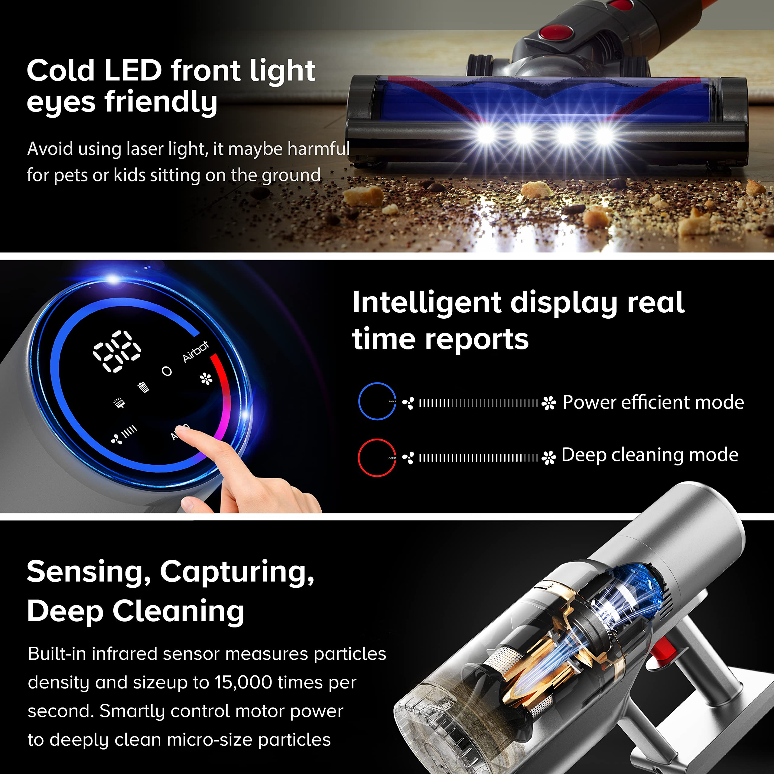 Airbot Hypersonics Pro 折疊款 智能無繩吸塵器 Airbot Hypersonics Pro 折疊款 智能無繩吸塵器